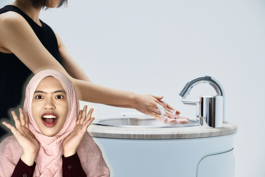 No water supply: WOSH a sustainable hand wash | | Salam Groovy Japan